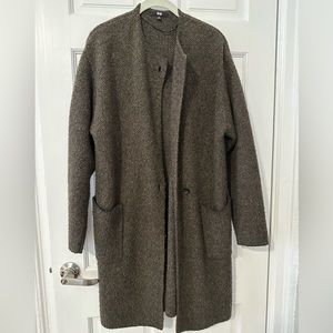 Womens Long Wool Sweater - Size Small